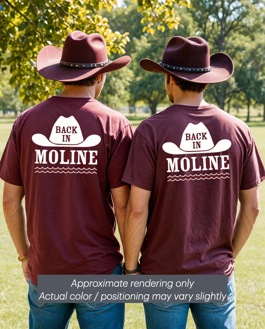 The "Official" Back in Moline T-Shirt (current lead time 1-2 weeks!!!!)