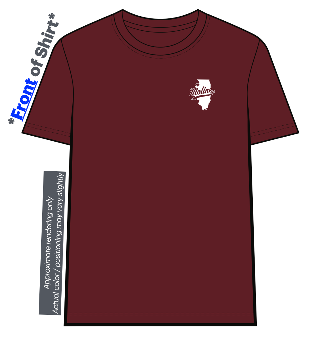 The "Official" Back in Moline T-Shirt (current lead time 1-2 weeks!!!!)